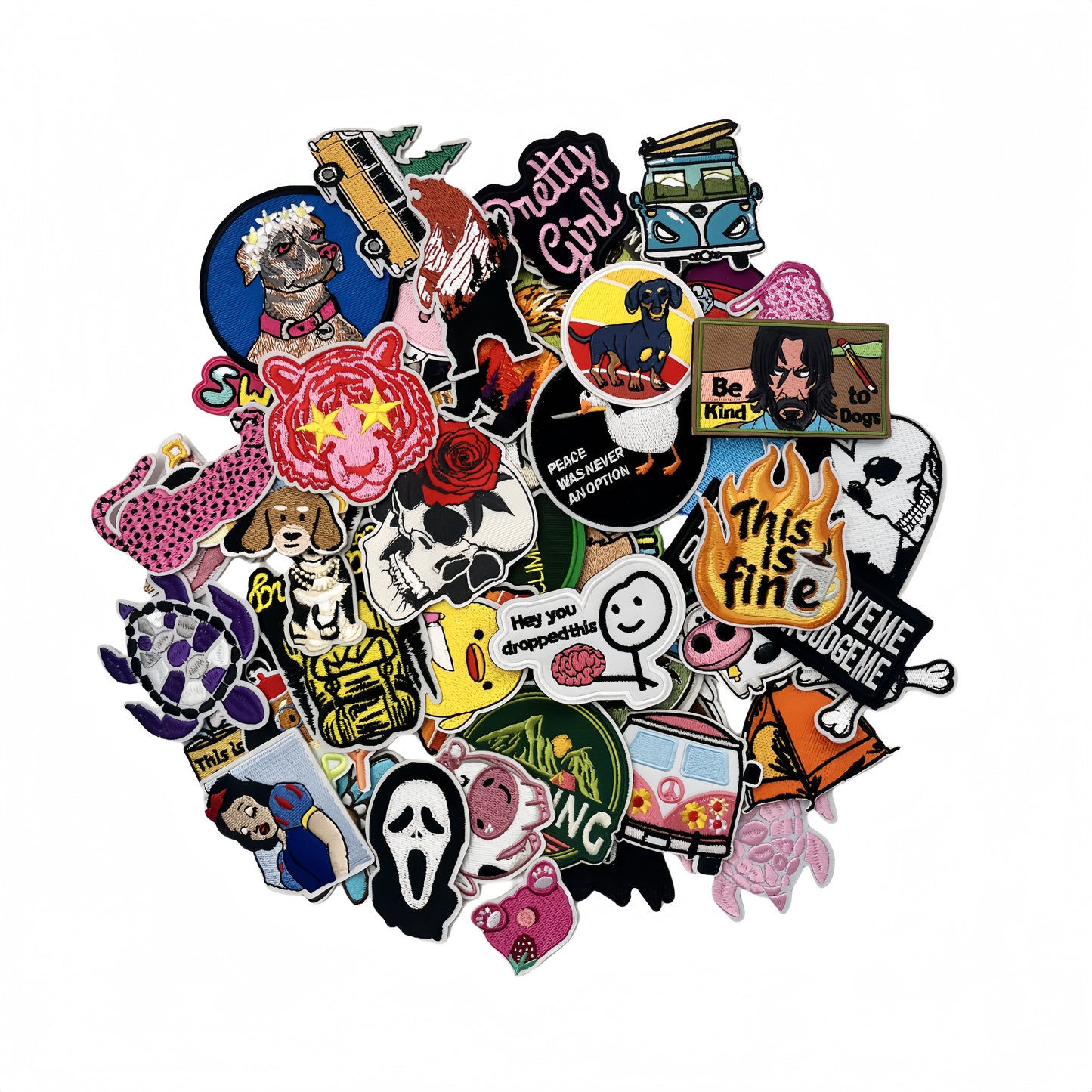 Iron-On Patch Pack – Cute & Funny Quotes Blind Bag