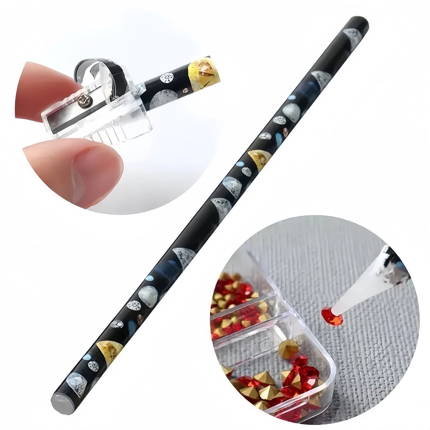Wax Pencil Rhinestone Picker
