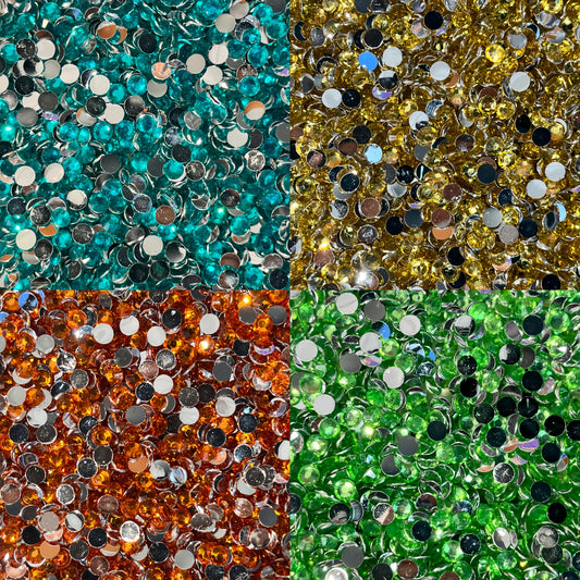 Classic Resin Rhinestone Lucky Bags for DIY