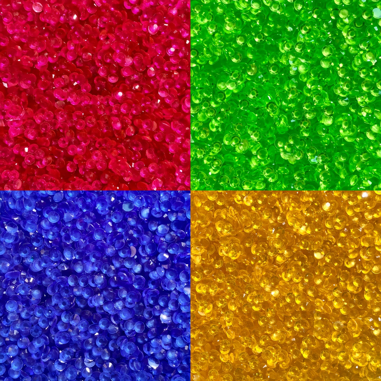 Glow in the Dark Resin Rhinestone Lucky Bags