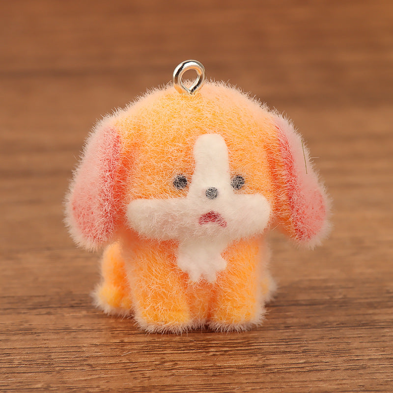 【Wish+Match+Bingo】Mini 3D Fluffy Dog Charm – Perfect for Keychains, Backpacks & Phones