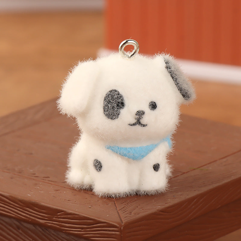 【Wish+Match+Bingo】Mini 3D Fluffy Dog Charm – Perfect for Keychains, Backpacks & Phones