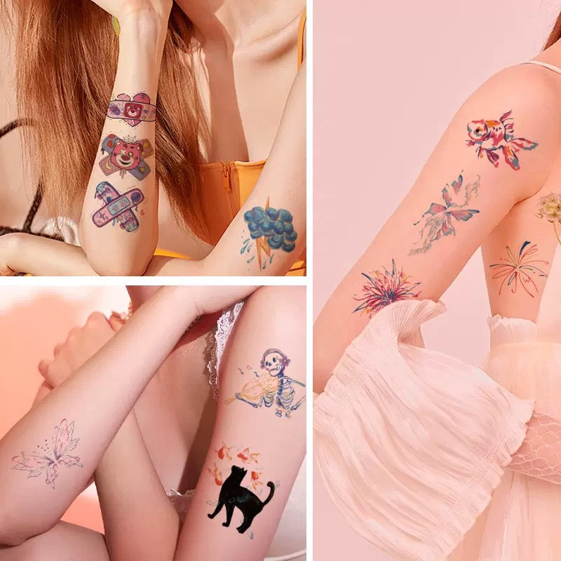 Aesthetic Temporary Tattoo Mystery Bags – Dreamy Styles | Live Opening Available